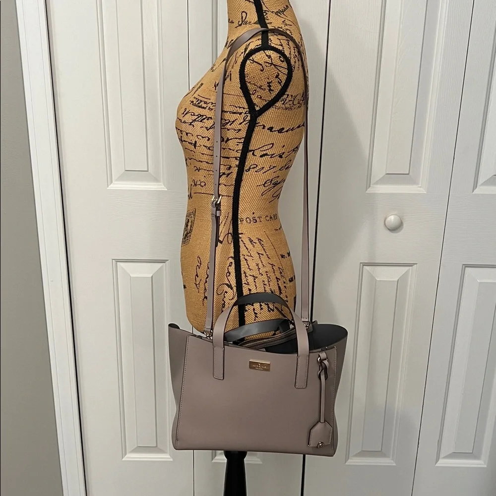 Kate Spade Silver Tote Bag
